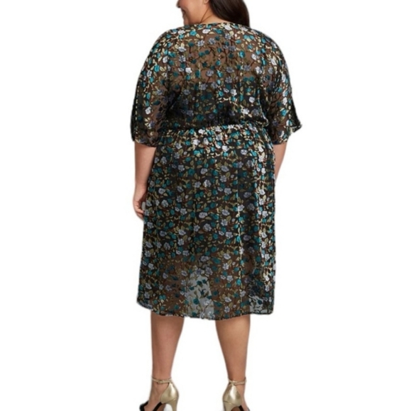 *NWT* Modcloth Dramatic Depths Velvet Burnout Style Dress - Picture 2 of 15